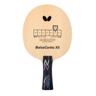 Ракетка для настольного тенниса сборная Butterfly Balsa carbo X5, накладки Flextra